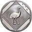 Australia 10 Dollars Emu Road Sign 2015 5 OZ .999 AG coin reverse