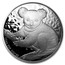 Australia 10 Dollars Koala on a tree branch 2009 10 OZ 999 SILVER P coin reverse