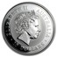 Australia 10 Dollars Kookaburra sitting on a tree branch with leaves 2000 ELIZABETH II AUSTRALIA 10 DOLLARS IRB coin obverse
