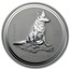 Australia 10 Dollars Year of the Dog 2006 2006 10 OZ 999 SILVER coin reverse