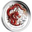 Australia 10 Dollars Year of the Dragon (Red) 2012 YEAR OF THE DRAGON P coin reverse