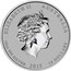 Australia 10 Dollars Year of the Goat 2015 ELIZABETH II AUSTRALIA 10 OZ 999 SILVER 2015 10 DOLLARS IRB coin obverse