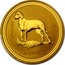 Australia 100 Dollars Lunar Dog 2006 2006 1 OZ 9999 GOLD coin reverse