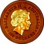 Australia 100 Dollars Lunar Rooster 2005  ELIZABETH II AUSTRALIA 100 DOLLARS IRB coin obverse