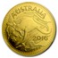 Australia 100 Dollars RAM Kangaroo 2016 AUSTRALIA YEAR 1 OZ .9999 AU coin reverse