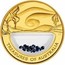 Australia 100 Dollars Treasures of Australia - Sapphires 2007 TREASURES OF AUSTRALIA JG coin reverse