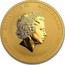 Australia 100 Dollars Year of the Dog 2018 ELIZABETH II AUSTRALIA 1 OZ 9999 GOLD 2018 100 DOLLARS IRB coin obverse