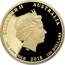 Australia 100 Dollars Year of the Dog (Colorized) 2018 ELIZABETH II AUSTRALIA 1 OZ 9999 GOLD 2018 100 DOLLARS IRB coin obverse