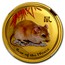 Australia 100 Dollars Year of the Mouse (Colorized) 2008 YEAR OF THE MOUSE P coin reverse