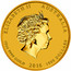 Australia 1000 Dollars Year of the Monkey 2016 ELIZABETH II AUSTRALIA 10 OZ 9999 GOLD 2016 1000 DOLLARS IRB coin obverse