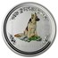 Australia 15 Dollars Lunar Dog (Colorized) 2006 2006 1/2 KILO 999 SILVER coin reverse