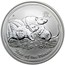 Australia 15 Dollars Lunar Mouse 2008 YEAR OF THE MOUSE P coin reverse