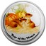 Australia 15 Dollars Lunar Mouse (Colorized) 2008 YEAR OF THE MOUSE P coin reverse