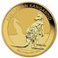 Australia 15 Dollars Resting Kangaroo 2016 AUSTRALIAN KANGAROO P 2016 1/10 OZ 9999 GOLD coin reverse