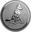 Australia 15 Dollars Year of the Dog 2006 2006 1/2 KILO 999 SILVER coin reverse