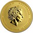 Australia 15 Dollars Year of the Dog 2018 ELIZABETH II AUSTRALIA 1/10 OZ 9999 GOLD 2018 15 DOLLARS IRB coin obverse
