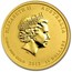 Australia 15 Dollars Year of the Dragon (Colorized) 2012 ELIZABETH II AUSTRALIA 1/10 OZ 9999 GOLD 2012 15 DOLLARS IRB coin obverse