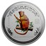 Australia 15 Dollars Year of the Monkey (Colorized) 2004 2004 1/2 KILO 999 SILVER coin reverse