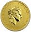 Australia 15 Dollars Year of the Mouse (Colorized) 2008 ELIZABETH II AUSTRALIA 1/10 OZ 9999 GOLD 2008 15 DOLLARS IRB coin obverse