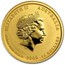 Australia 15 Dollars Year of the Ox (Colorized) 2009 ELIZABETH II AUSTRALIA 1/10 OZ 9999 GOLD 2009 15 DOLLARS IRB coin obverse