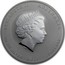 Australia 2 Dollars Year of the Rabbit (Colorized) 2011 ELIZABETH II AUSTRALIA 2 OZ 999 SILVER 2011 2 DOLLARS IRB coin obverse