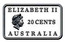 Australia 20 Cents Rum Rebellion 2008  ELIZABETH II 20 CENTS AUSTRALIA coin obverse