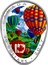Canada 20 Dollars Hot Air Balloon 2017 CANADA 20 DOLLARS 2017 CM coin reverse