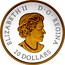 Canada 20 Dollars Locomotives Across Canada - GE ES44AC (Gilded) 2017 ELIZABETH II D G REGINA 20 DOLLARS SB coin obverse