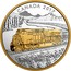 Canada 20 Dollars Locomotives Across Canada - GE ES44AC (Gilded) 2017 CANADA 2017 JM coin reverse