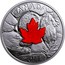 Canada 20 Dollars Majestic Maple Leaves - Drusy Stone 2017 CANADA 2017 LTK coin reverse