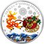 Canada 20 Dollars Murano Glass Holiday Reindeer 2018 CANADA 2018 20 DOLLARS AB coin reverse