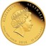 Australia 25 Dollars The ANZAC Spirit 100th Anniversary 2016 ELIZABETH II AUSTRALIA 1/4 OZ 9999 GOLD 2016 25 DOLLARS IRB coin obverse