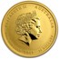 Australia 25 Dollars Year of the Dragon (Colorized) 2012 ELIZABETH II AUSTRALIA 1/4 OZ 9999 GOLD 2012 25 DOLLARS IRB coin obverse