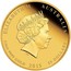 Australia 25 Dollars Year of the Goat Colored 2015 ELIZABETH II AUSTRALIA 1/4 OZ 9999 GOLD 2015 25 DOLLARS IRB coin obverse