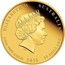 Australia 25 Dollars Year of the Monkey (Colorized) 2016 ELIZABETH II AUSTRALIA 1/4 OZ 9999 GOLD 2016 25 DOLLARS IRB coin obverse
