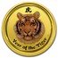 Australia 25 Dollars Year of the Tiger (Colorized) 2010 YEAR OF THE TIGER P coin reverse