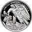 USA $25 Eagle 2018 W Proof KM# 667 UNITED STATES OF AMERICA $25 1 OZ. PD .9995 FINE E PLUTIBUS UNUM coin reverse