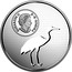 Canada 30 Dollars Animal Cutout - Whooping Crane 2017 ELIZABETH II D G REGINA SB coin obverse