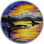 Canada 30 Dollars Animals in the Moonlight - Orcas 2017  VM coin reverse