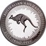 Australia 30 Dollars Kangaroo bounding left 2017 AUSTRALIAN KANGAROO 2017 1 KILO 9999 SILVER P coin reverse