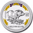 Australia 30 Dollars Piglet (Colorized) 2007 2007 1 KILO 999 SILVER coin reverse