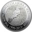 Australia 30 Dollars The Kookaburra 2015 THE AUSTRALIAN KOOKABURRA 1/2 OZ 999 SILVER 1990-2015 P25 coin reverse