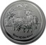Australia 30 Dollars Year of the Goat 2015 YEAR OF THE GOAT P NM coin reverse