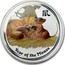 Australia 30 Dollars Year of the Mouse (Colorized) 2008 YEAR OF THE MOUSE P coin reverse