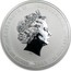 Australia 30 Dollars Year of the Ox (Colorized) 2009 ELIZABETH II AUSTRALIA 1 KG 999 SILVER 2009 30 DOLLARS IRB coin obverse
