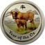 Australia 30 Dollars Year of the Ox (Colorized) 2009 YEAR OF THE OX P coin reverse