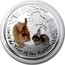 Australia 30 Dollars Year of the Rabbit (Colorized) 2011 YEAR OF THE RABBIT P coin reverse