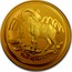 Australia 3000 Dollars Year of the Goat 2015 YEAR OF THE GOAT P NM coin reverse