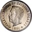 USA 5 Cents Hawaii Kalakaua (Pattern) 1881 KM# 2 KALAKAUA KING OF SANDWICH ISLANDS coin obverse