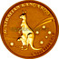 Australia 5 Dollars Kangaroos 2009  AUSTRALIAN KANGAROO 1/20 OZ 9999 GOLD P coin reverse